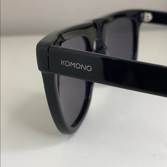 Komono Bennet Glossy Black New Sunglasses - Picture 12 of 16